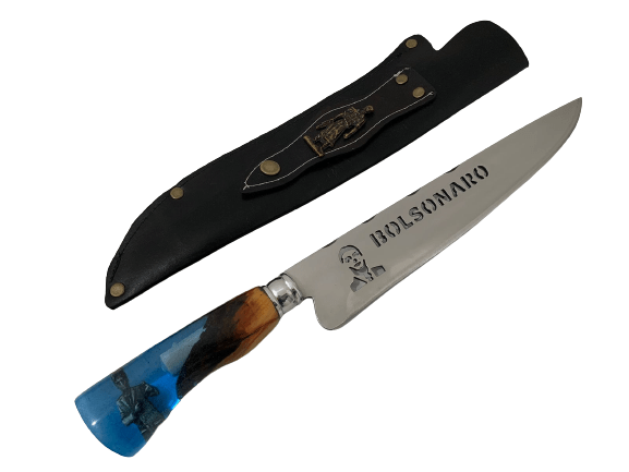 FACA ARTESANAL PERSONALIZADA BOLSONARO