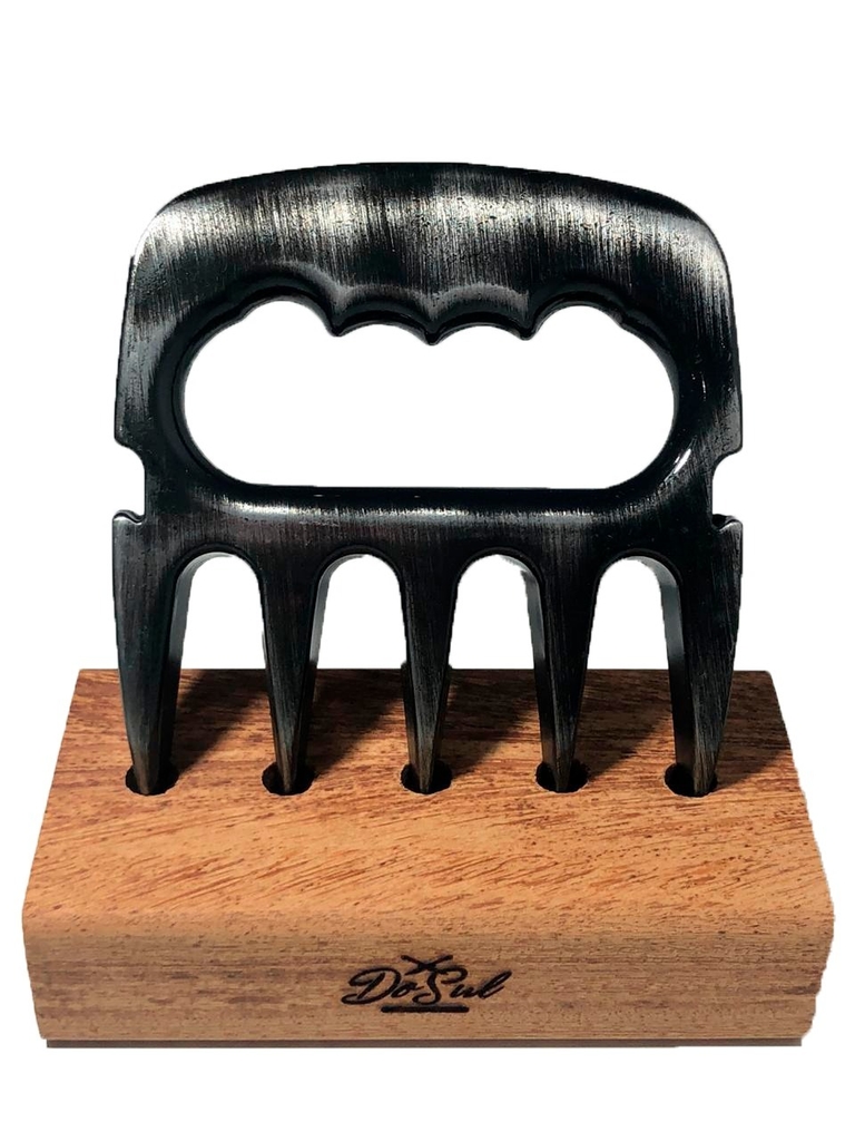 GARRA DE URSO PARA CHURRASCO ALUMÍNIO ENVELHECIDO