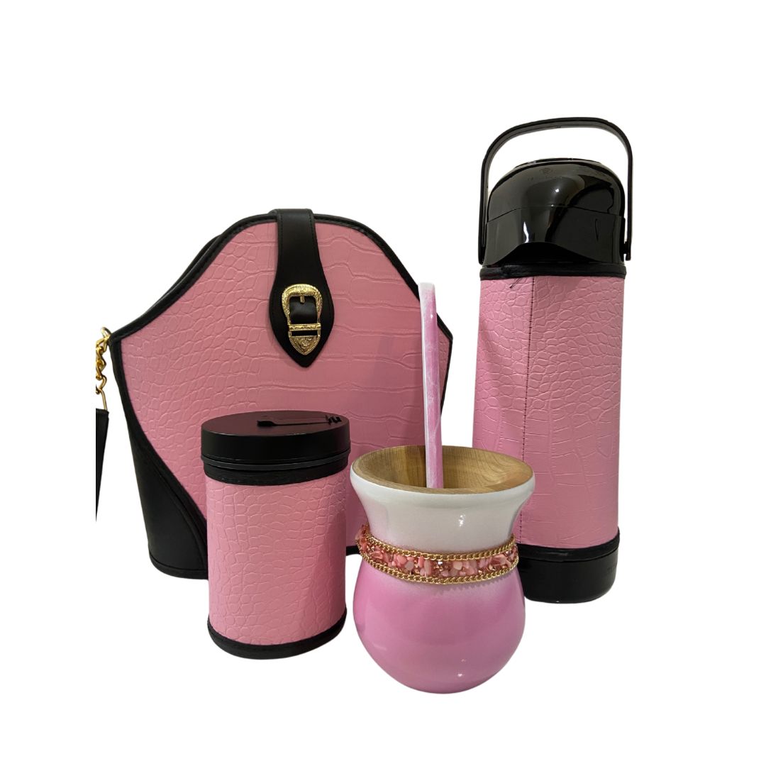 KIT MATEIRA CHIMARRÃO ROSA