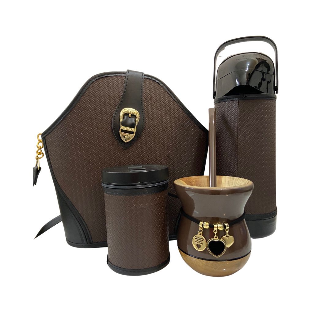 KIT MATEIRA CHIMARRÃO MARROM