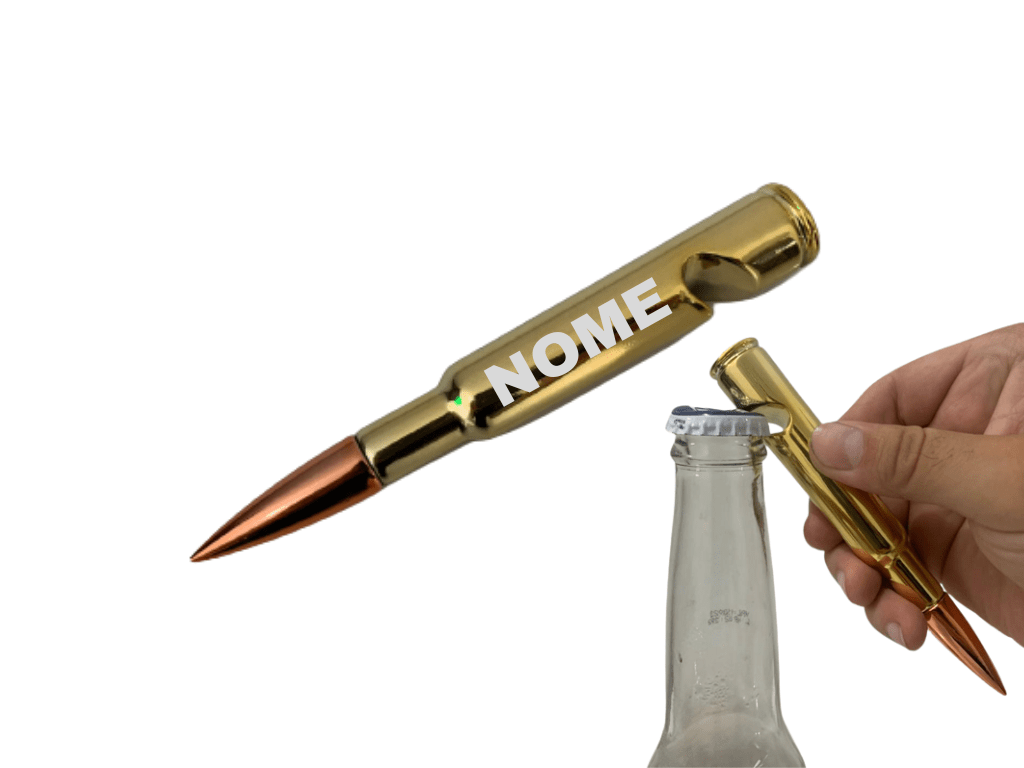 Abridor De Garrafas Munição Fuzil .50 Projétil Personalizado