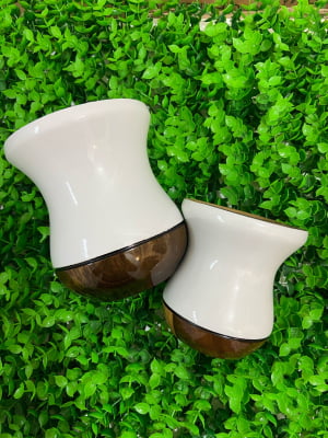 KIT  CHIMARRÃO CUIA E BOMBA TAL MÂE (PAI) TAL FILHO(A) - KIT BRANCO 