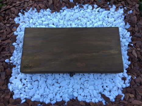 CAIXA RÚSTICA PARA FACA E CHAIRA