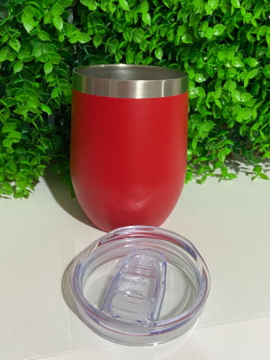 COPO TÉRMICO CUIA PERSONALIZADO VERMELHO