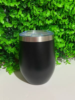 COPO TÉRMICO CUIA PERSONALIZADO PRETO