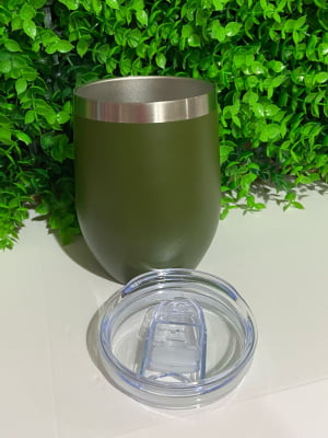 COPO TÉRMICO CUIA PERSONALIZADO VERDE MILITAR