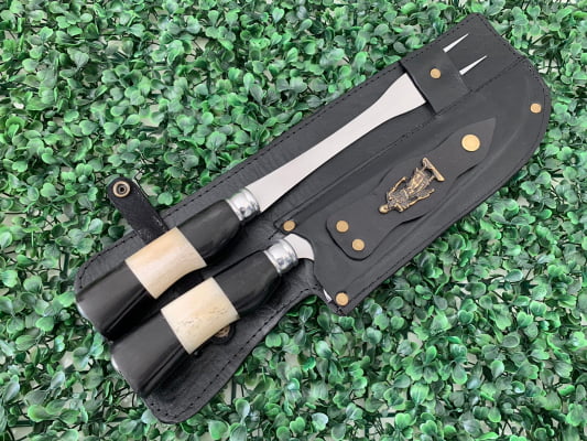 CONJUNTO FACA E GARFO INOX