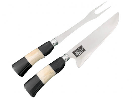 CONJUNTO FACA E GARFO INOX