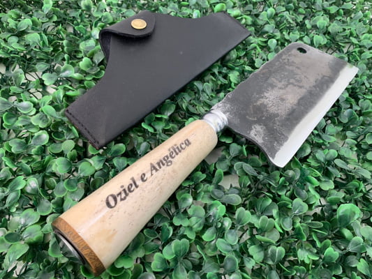 CUTELO ARTESANAL PARA COZINHA CABO DE OSSO