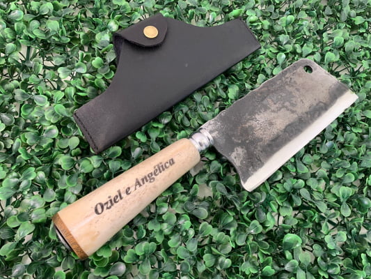 CUTELO ARTESANAL PARA COZINHA CABO DE OSSO