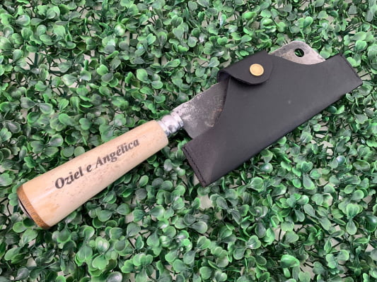 CUTELO ARTESANAL PARA COZINHA CABO DE OSSO