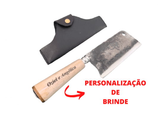 CUTELO ARTESANAL PARA COZINHA CABO DE OSSO