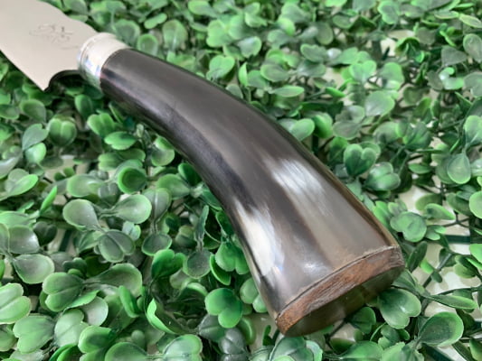 FACA ARTESANAL 07 POLEGADAS CABO DE CHIFRE