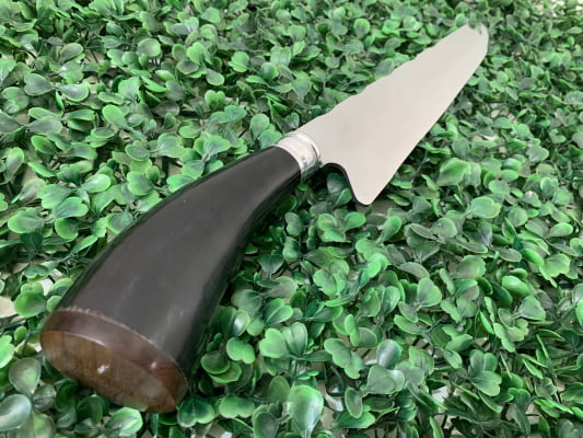 FACA ARTESANAL 07 POLEGADAS CABO DE CHIFRE