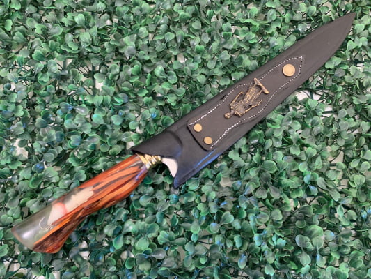 FACA ARTESANAL CABO HÍBRIDO COM ABRIDOR 