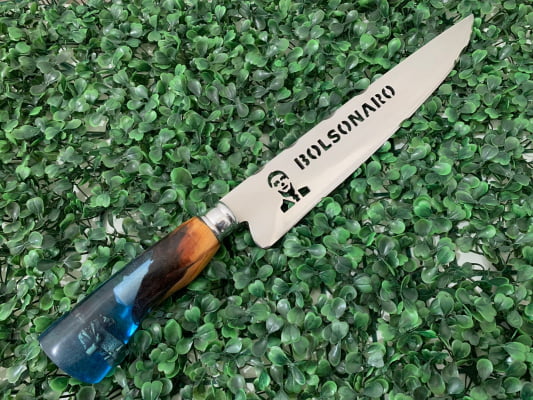 FACA ARTESANAL PERSONALIZADA BOLSONARO