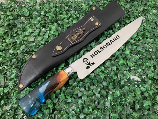 FACA ARTESANAL PERSONALIZADA BOLSONARO