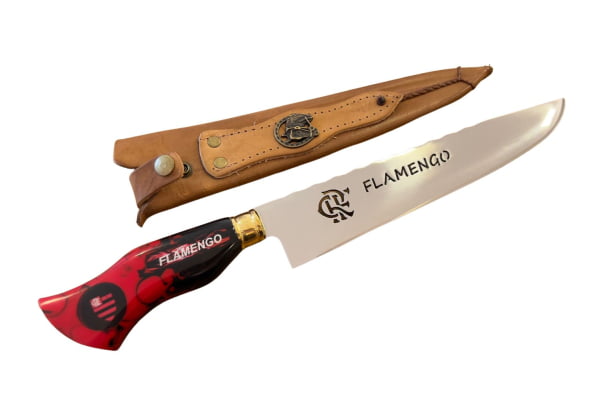 FACA ARTESANAL PERSONALIZADA FLAMENGO