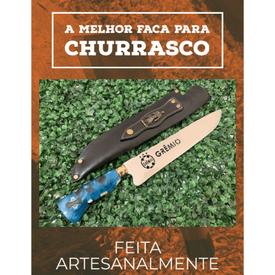FACA ARTESANAL PERSONALIZADA GRÊMIO