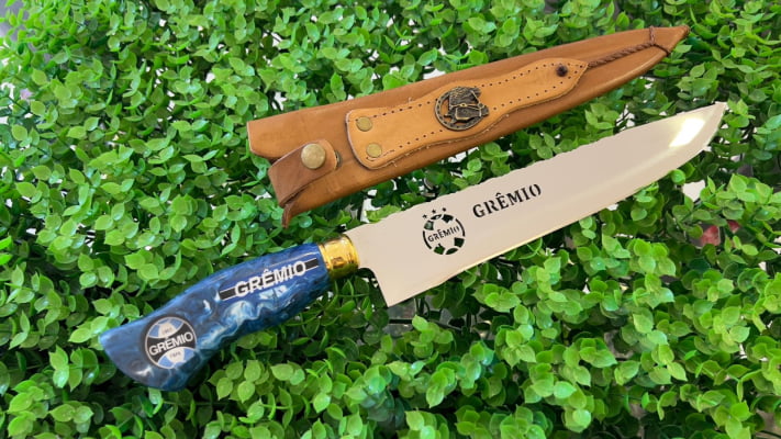 FACA ARTESANAL PERSONALIZADA GRÊMIO