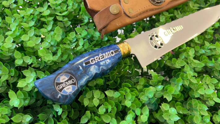 FACA ARTESANAL PERSONALIZADA GRÊMIO