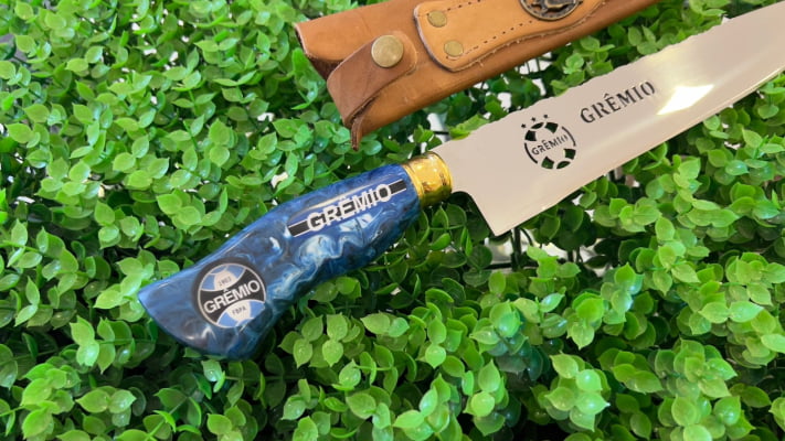 FACA ARTESANAL PERSONALIZADA GRÊMIO