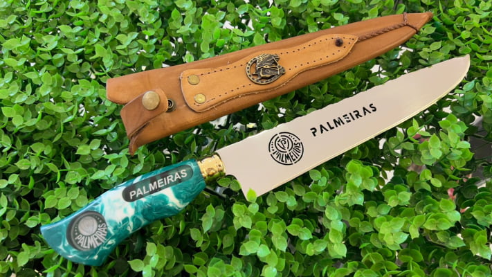 FACA ARTESANAL PERSONALIZADA PALMEIRAS