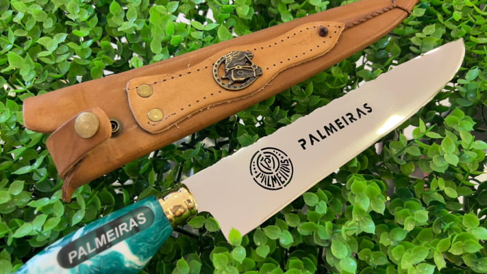 FACA ARTESANAL PERSONALIZADA PALMEIRAS