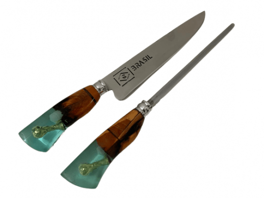 FACA BRASIL + CHAIRA DE BRINDE