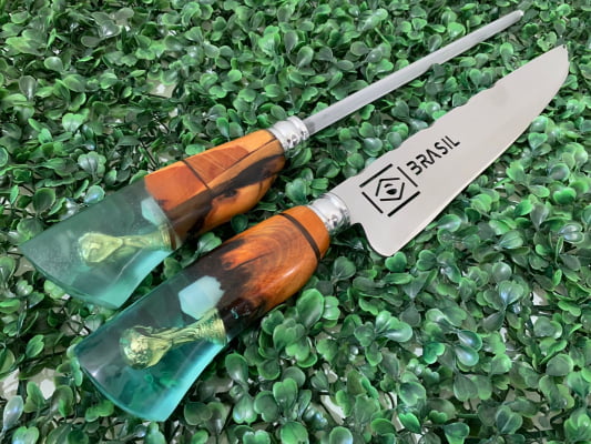 FACA BRASIL + CHAIRA DE BRINDE