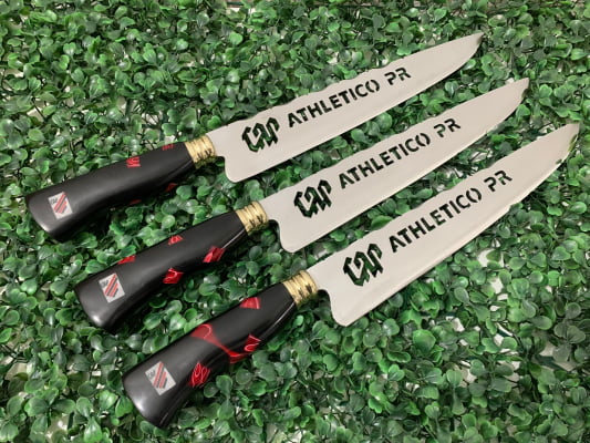 FACA ARTESANAL PERSONALIZADA ATHLÉTICO PR