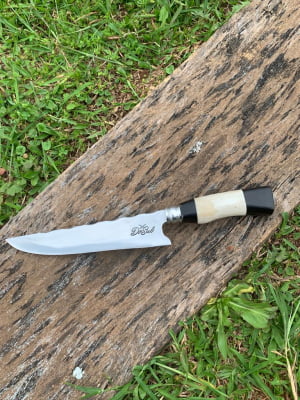 FACA ARTESANAL PERSONALIZADA PARA CHURRASCO