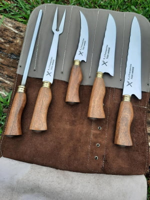 Kit Churrasco Personalizado Com Estojo