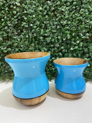 KIT CHIMARRÃO TAL MÂE (PAI) TAL FILHO(A) - AZUL