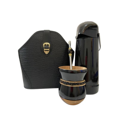 KIT MATEIRA CHIMARRÃO PRETO