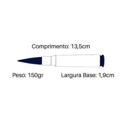 Abridor De Garrafas Munição Fuzil .50 Projétil Personalizado