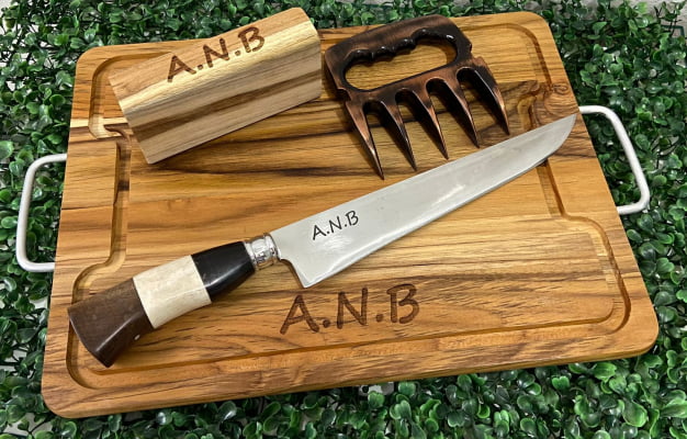 KIT CHURRASCO TÁBUA E FACA CAMPEIRA