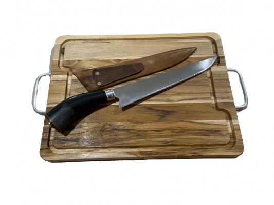 KIT TÁBUA E FACA PERSONALIZADA