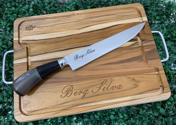 KIT TÁBUA E FACA PERSONALIZADA