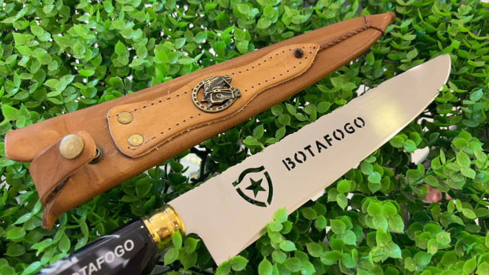 FACA ARTESANAL PERSONALIZADA BOTA FOGO