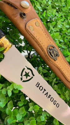 FACA ARTESANAL PERSONALIZADA BOTA FOGO