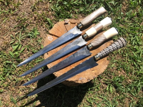 KIT DE FACAS ARTESANAIS 12 POLEGADAS PARA REVENDA