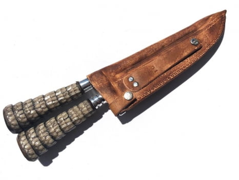 Kit Churrasco Campeiro Cabo de Tatu Sintetico